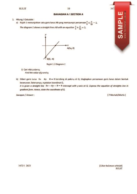 Modul Topikal Lengkap Format Peperiksaan Matematik Tambahan Tingkatan