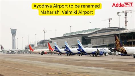 Ayodhya Airport to be renamed Maharishi Valmiki Airport