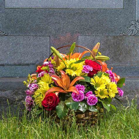 Cemetery Flowers Floral Tribute Program Karins Florist