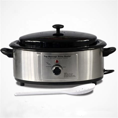 Health And Decompression Massage Stone Ka Q Large Capacity Hot Stone Warmer For Spas Massage