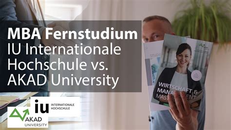 Mba Fernstudium Iu Internationale Hochschule Vs Akad University