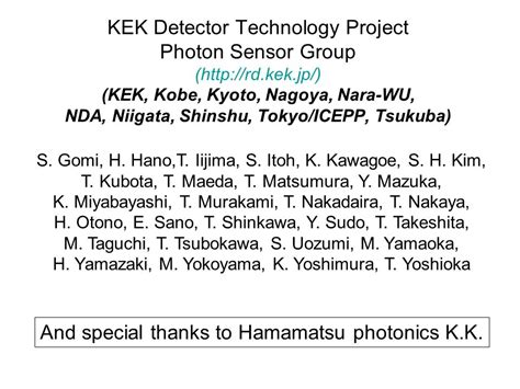 Development And Study Of The Multi Pixel Photon Counter Ppt Video