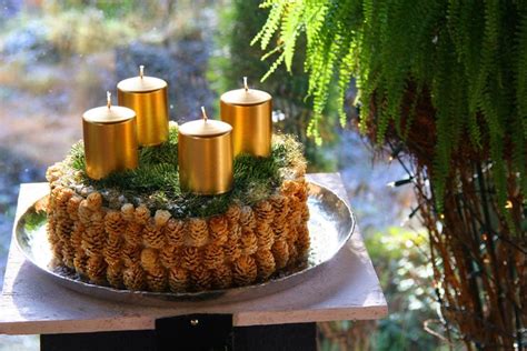 Goldener Zapfenstreich Etsy Shop Vorzustellen Adventskranz