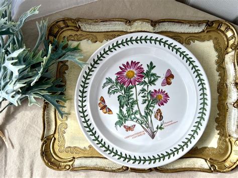 Vintage Crazing Glazed Portmeirion The Botanic Garden Chrysanthemum