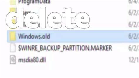 How To Delete Windows Old Folder In Windows 10 YouTube