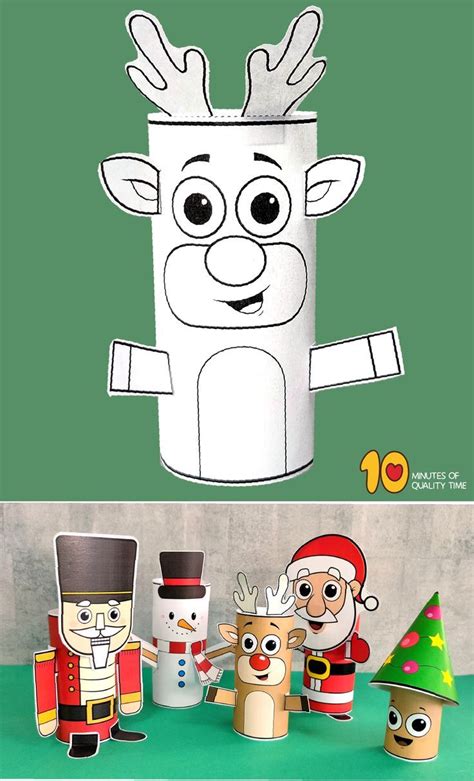 Toilet Paper Roll Reindeer Craft Free Template Artofit