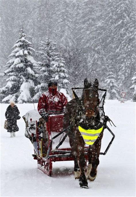 Heavy Snow Blankets Parts Of Germany Austria And Switzerland Winter