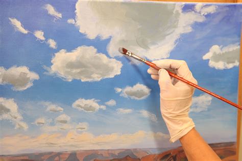 How To Paint Clouds 5 Ways The Craftsy Blog Cloud Painting