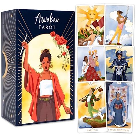 Cartes de tarot Awaken avec guide Deck de tarot moderne inspiré du