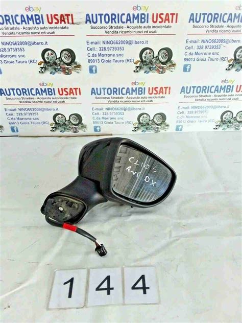 SPECCHIETTO ELETTRICO ESTERNO DESTRO DX RENAULT CLIO 4 19 1 SPINOTTO