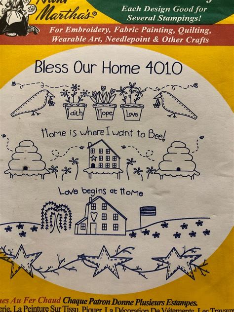 Vintage AUNT MARTHA S Hot Iron Transfers Etsy