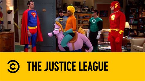 The Justice League The Big Bang Theory Comedy Central Africa Youtube