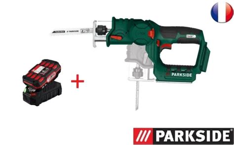 Parkside Scie Sabre Et Scie Sauteuse Sans Fil Pssa V Avec Batterie