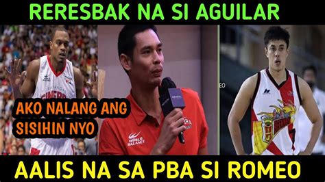 MAGPAPAALAM NA SI ROMEO SA PBA BROWNLEE INAKO ANG PAGKATALO YouTube