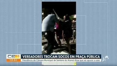 CETV 1ª Edição Fortaleza Vereadores de Santana do Acaraú trocam