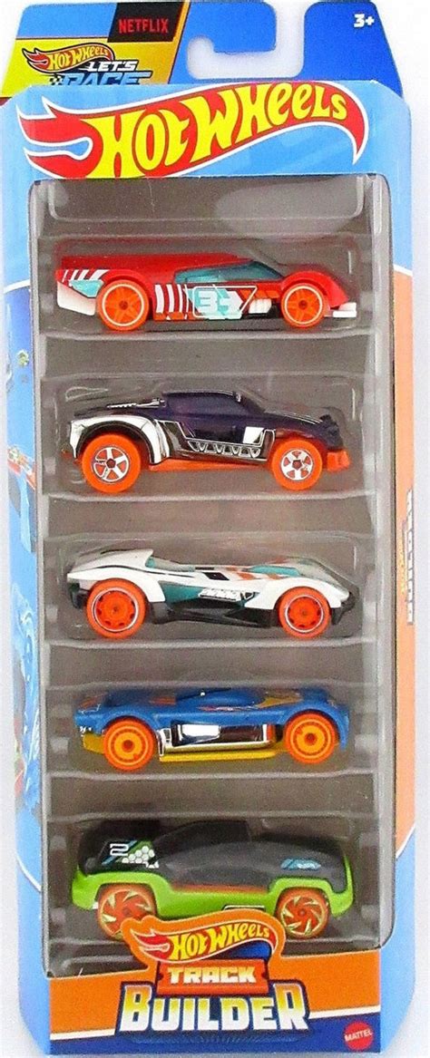 Hot Wheels Samochodziki 5 Pak Track Builder HTV52 Mattel Sklep EMPIK