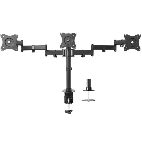 Vivo Triple Monitor Adjustable Mount Articulating Stand For 3 Screens