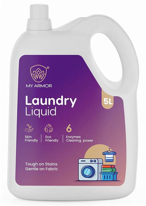 My Armor Laundry Liquid Plant Based Biodegradable Non Toxic Eco