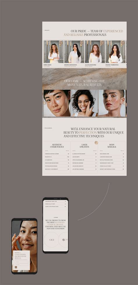 Aesthetic Clinic Website Redesign :: Behance