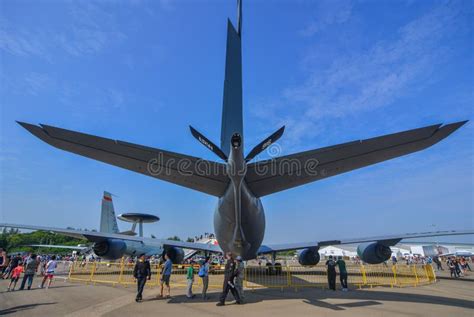 Military Aircraft for Display in Changi, Singapore Editorial Stock ...