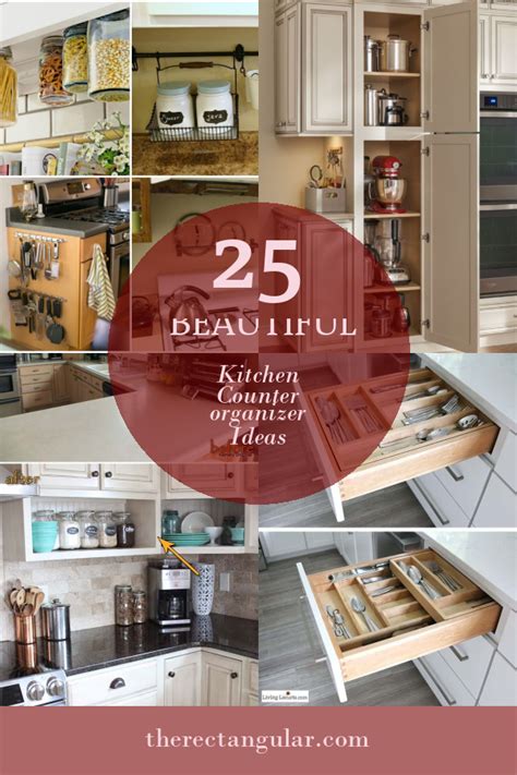 beautiful kitchen counter organizer ideas home family style