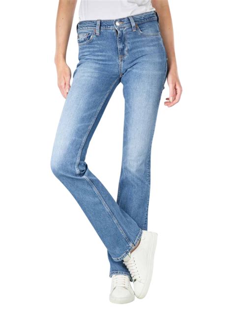 Tommy Jeans Mid Rise Bootcut Jeans Bootcut In Mittelblau Jeans Ch