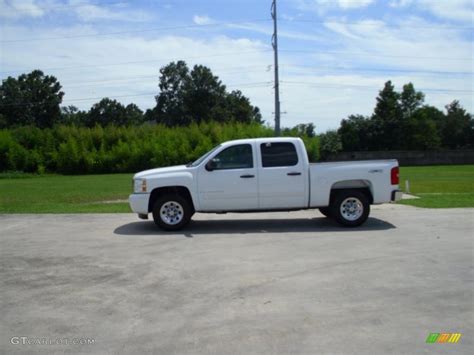 2009 Summit White Chevrolet Silverado 1500 Lt Crew Cab 4x4 39149157 Photo 4