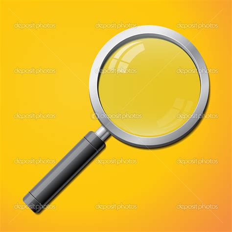 Realistic Magnifier Stock Vector Image By ©dimgroshev 35924037