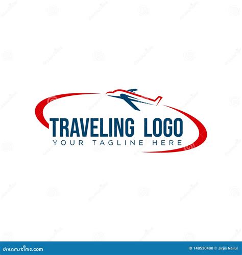 Tour And Travel Agency Logo Design Template Stock Vector Illustration