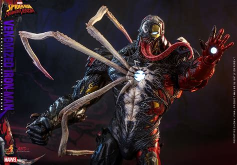 Spider Man Maximum Venom Venomized Iron Man Figure By Hot Toys The Toyark News