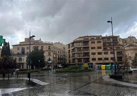 Una granizada sorprende a Salamanca en la mañana del domingo Salamancahoy