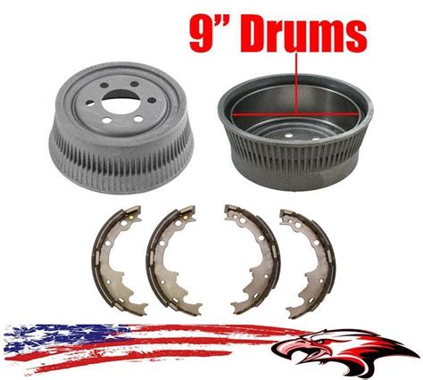 Standard 9 Rear Brake Drums Shoes Brake Shoe Set For Dodge Dakota