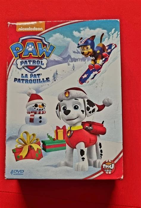 Paw Patrol La Pat Patrouille Le Coffret 4 DVD Nickelodeon Beebs