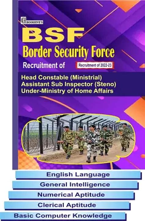 Bsf Head Constable Ministerial Set Of Books R P Singh