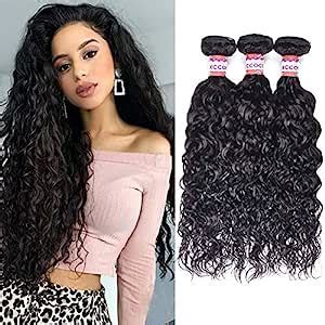 Amazon XCCOCO Brazilian Water Wave Hair Bundles Weave 100