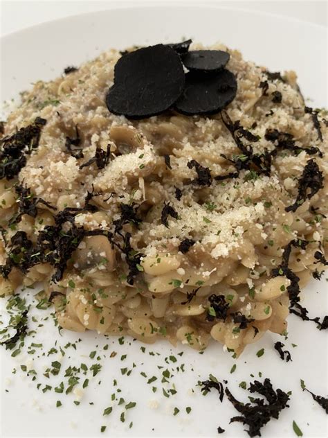 Risotto Falso De Setas Y Trufa Con Parmesano Gusybakes