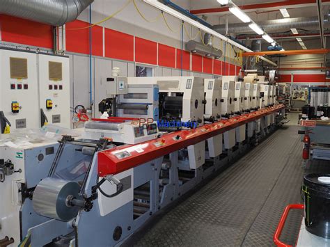 MPS EP 330 8 Colours Flexo Label Printing Press From 2000 With