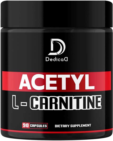 Suplemento de acetil L carnitina de 500 mg por cápsulas salud cerebral