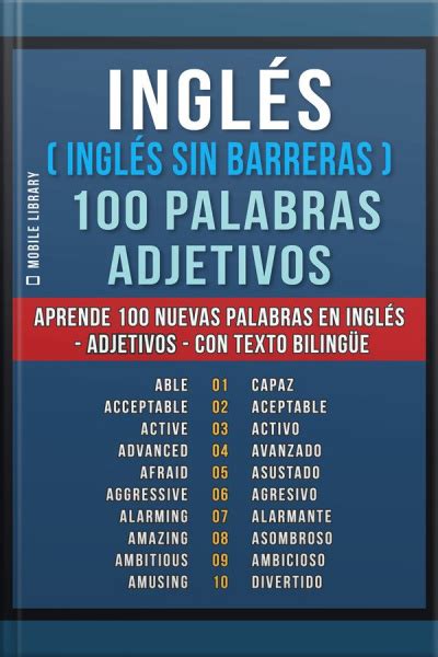 Ebook Inglés Inglés Sin Barreras 100 Palabras Adjetivos Aprende 100 Nuevas Palabras En