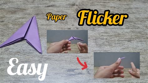 Origami Flicker Tutorial Make Under 2 Minutes Easiest Flicker