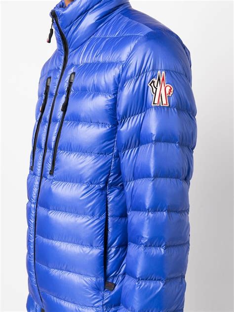 Moncler Grenoble Logo Patch Zip Up Padded Jacket Farfetch