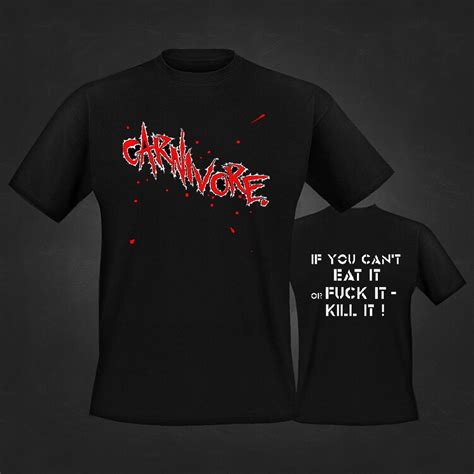 CARNIVORE – Carnivore – MERCH – T-SHIRT – LONGSLEEVE – HOODIE – Deathrune Records