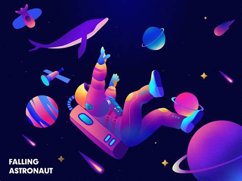 Falling Astronaut By Jobe0019 On Dribbble