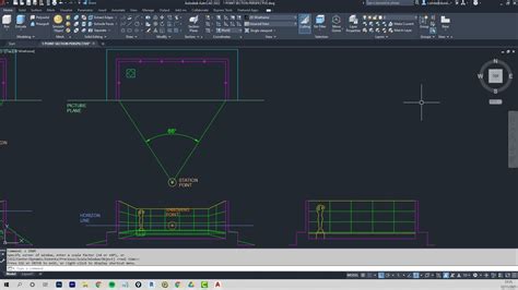 Autocad 2022 One Point Perspective Guide Youtube