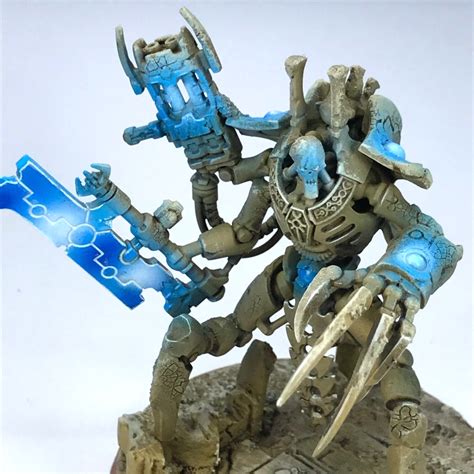 Necron Royal Court Skorpekh Lord Necrons Painted Warhammer 40k