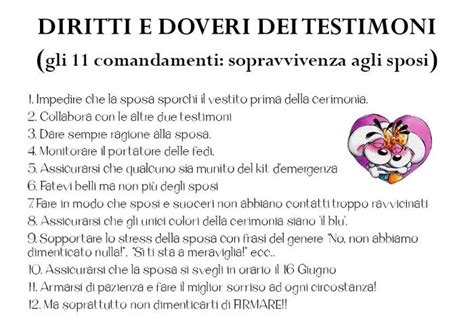 Manuale Della Perfetta Testimone Di Nozze Forum Matrimonio