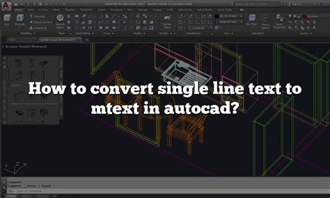 How To Convert Single Line Text To Mtext In Autocad