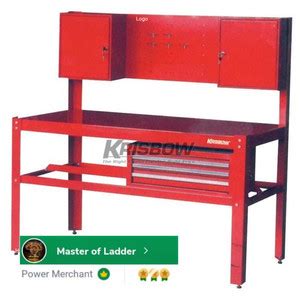 Jual KRISBOW MEJA WORKSHOP WORK BENCH MEJA BENGKEL 2 LACI 3 DRAWER