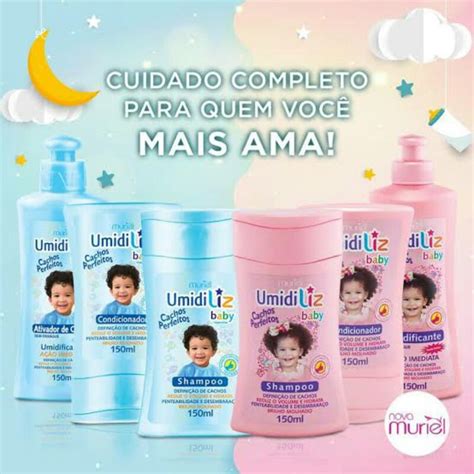 Kit Baby Umidiliz Cachos Menino Shampoo Condicionador Ativador De