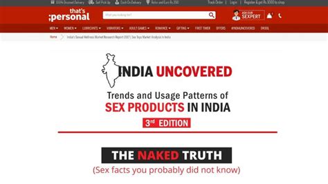 ThatsPersonal Explores India S Sex Toy Habits With Infographic
